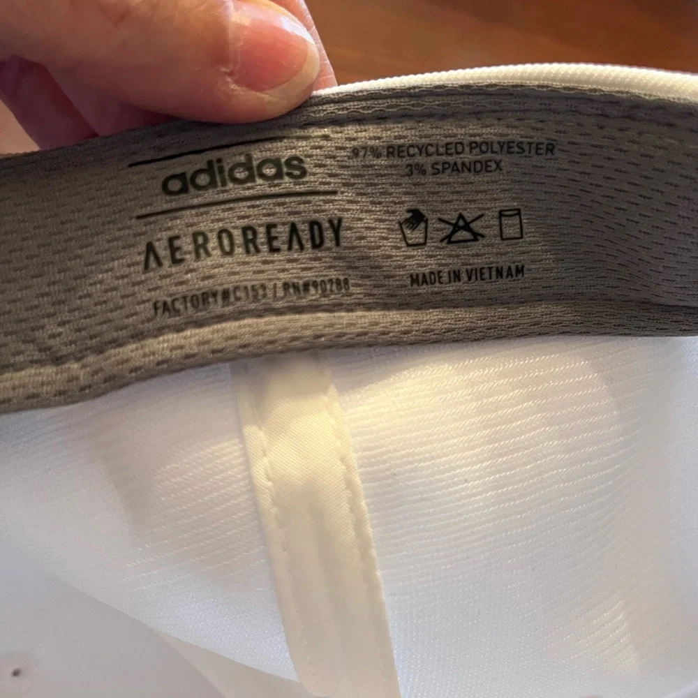 Adidas Aeroready White Baseball Hat NWOT